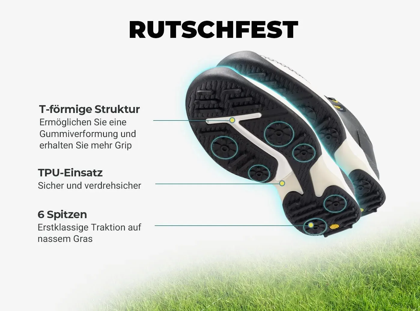 FitVille Herren SpeedEx Golfschuhe V1