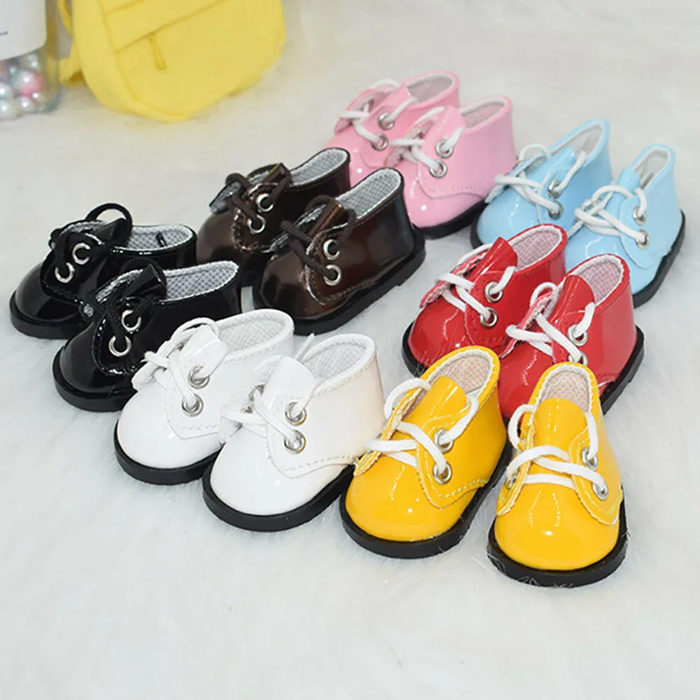 niannyyhouse Leather Shoes Length 5.5cm 7.8in（20cm）Plush Doll Accessories