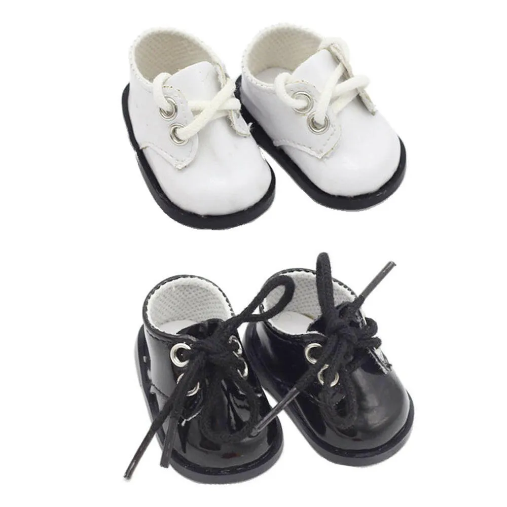 niannyyhouse Leather Shoes Length 5.5cm 7.8in（20cm）Plush Doll Accessories