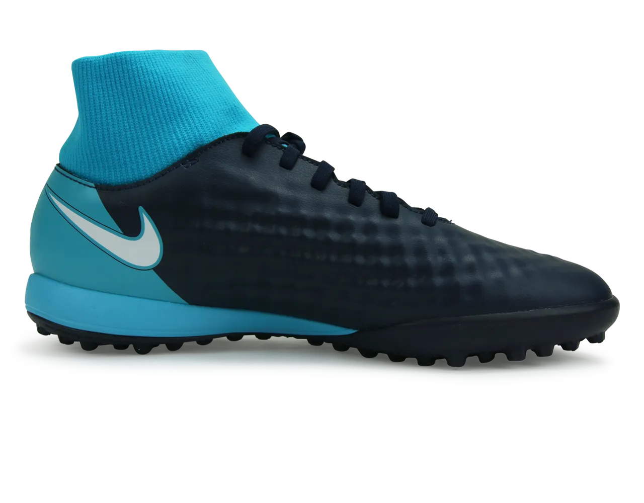 Nike Men's MagistaX Onda II DF Turf Shoes Obsidian/Gamma Blue