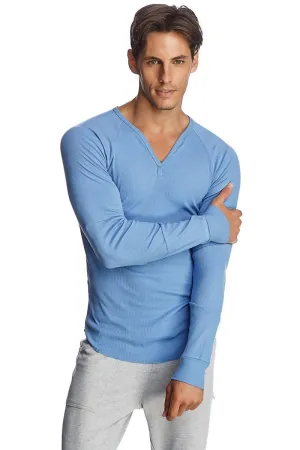 Thermal V-Neck Long Sleeve (Ice Blue)