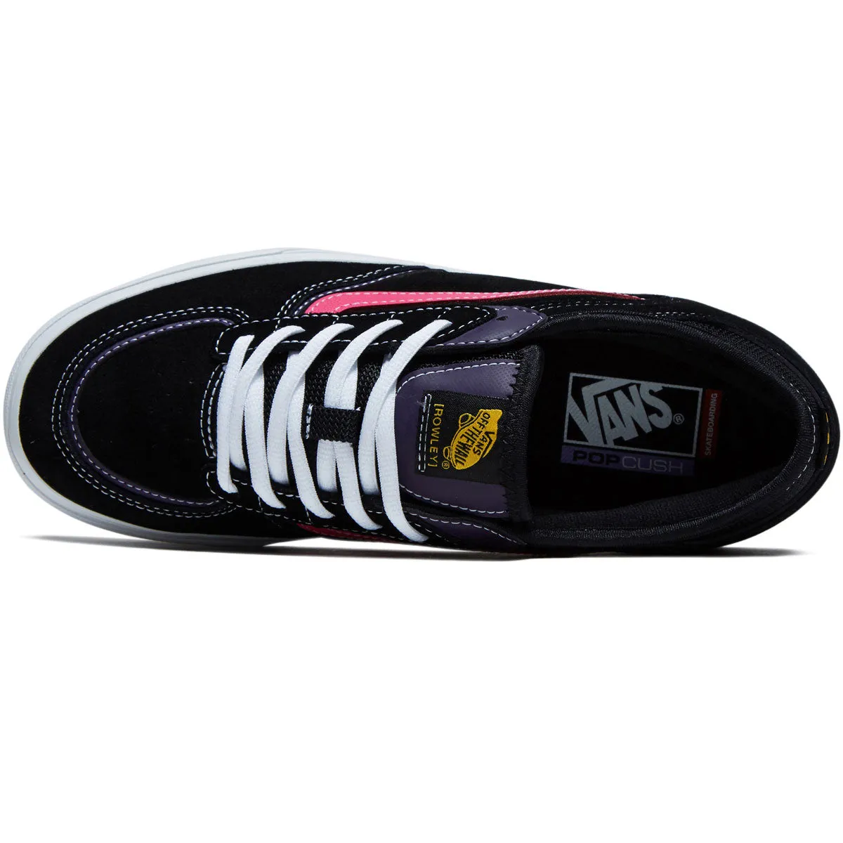 Vans Skate Rowley Shoes - Black/Pink